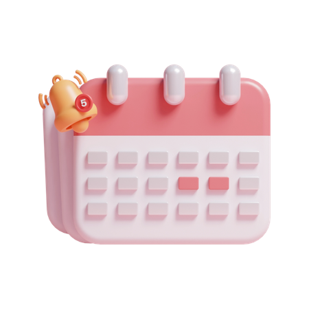 Free Schedule Notification  3D Icon