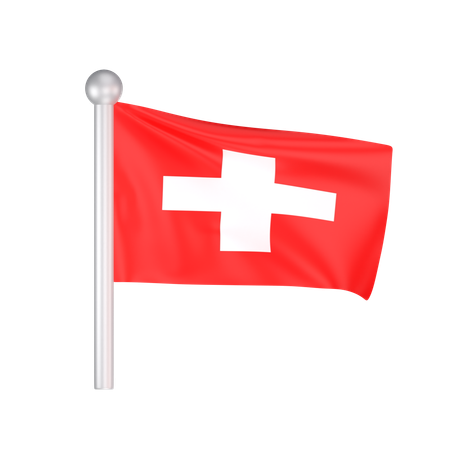 Free Schweiz flagge  3D Icon