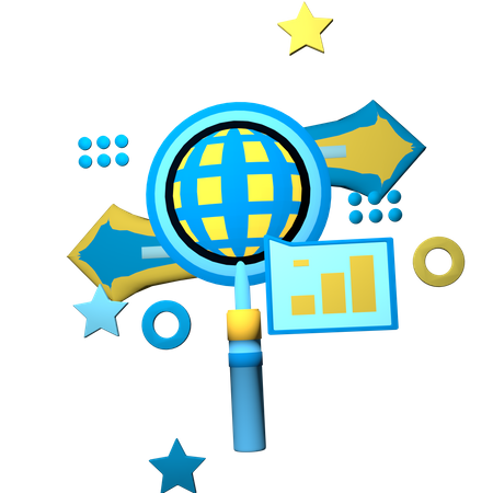 Free Search Network  3D Icon