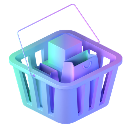 Free Seau de sacs  3D Icon