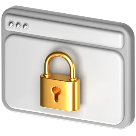 Free Secure  3D Icon