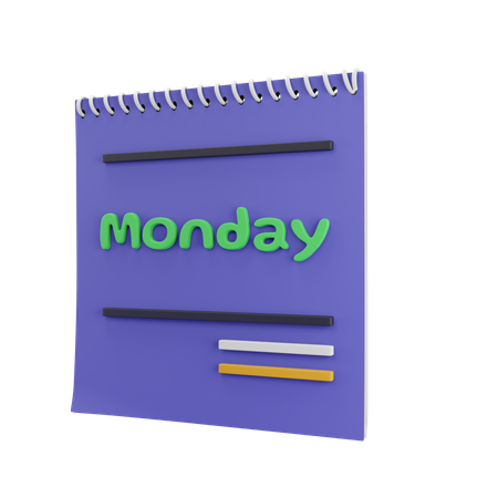 Free Segunda-feira  3D Icon
