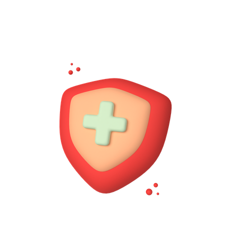 Free Seguro de salud  3D Icon