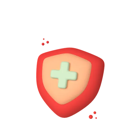 Free Seguro de salud  3D Icon