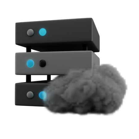 Free Serveur Cloud  3D Illustration