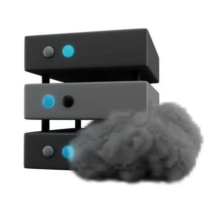 Free Servidor em nuvem  3D Icon