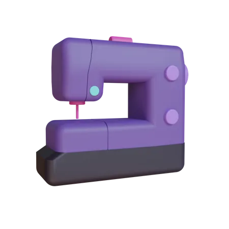 Free Sewing Machine  3D Illustration