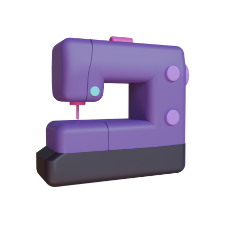 Free Sewing Machine  3D Illustration