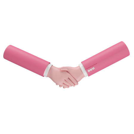 Free Shake Hands Hand Gesture  3D Icon