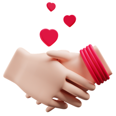 Free Shakehand  3D Icon