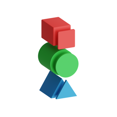 Free Shapes Glass  3D Icon
