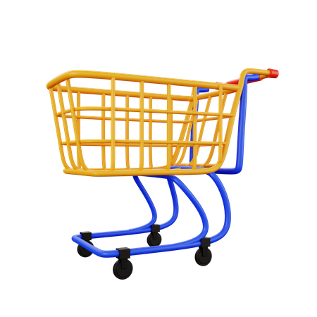 Free Shopping Cart  3D Icon