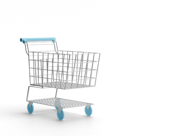 Free Shopping Cart  3D Icon