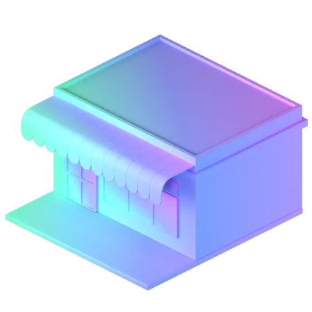 Free Shopping Store  3D Icon