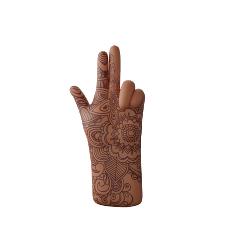 Free Signe d'arme à feu avec la main  3D Icon