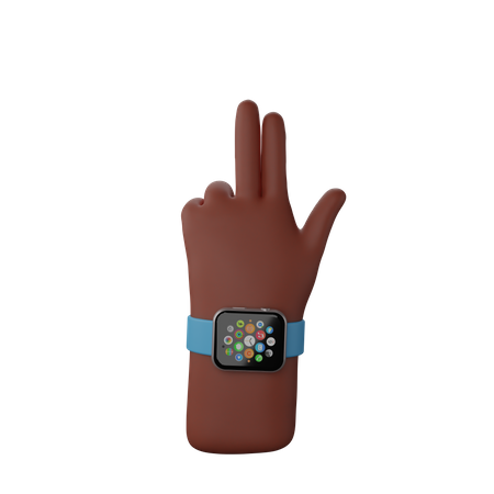 Free Signe d'arme à feu avec la main  3D Icon