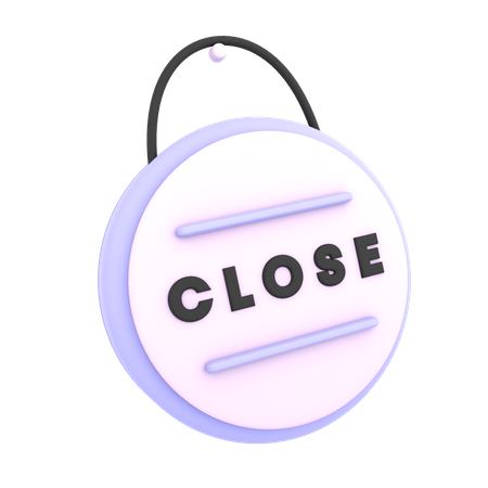 Free Signe de fermeture  3D Icon