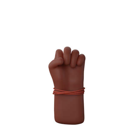 Free Signe de poing de solidarité  3D Icon