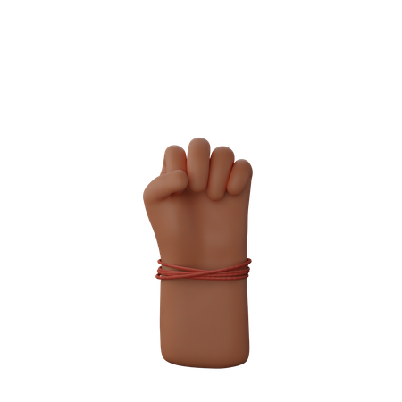 Free Signe de poing de solidarité  3D Icon