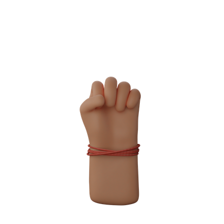 Free Signe de poing de solidarité  3D Icon