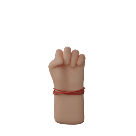 Free Signe de poing de solidarité  3D Icon