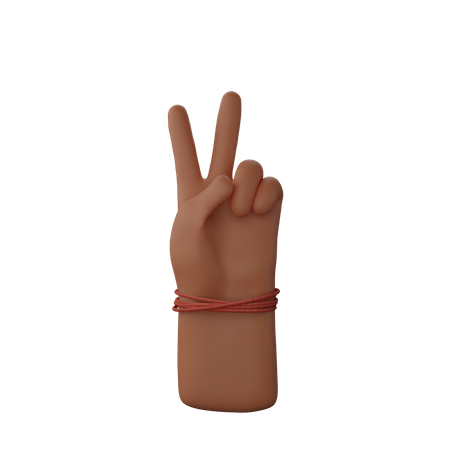 Free Signe de victoire  3D Icon
