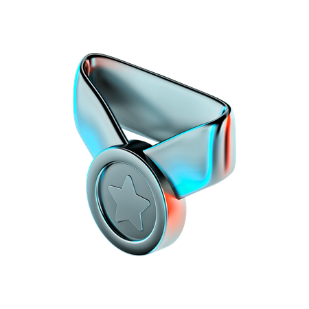 Free Silver Medal  3D Icon