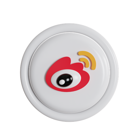 Free Sina Weibo  3D Icon