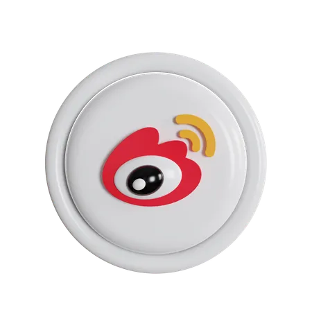 Free Sina Weibo  3D Icon