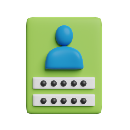 Free S'inscrire  3D Icon