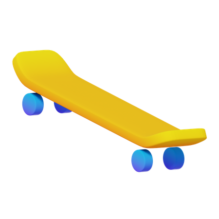 Free Skate  3D Illustration