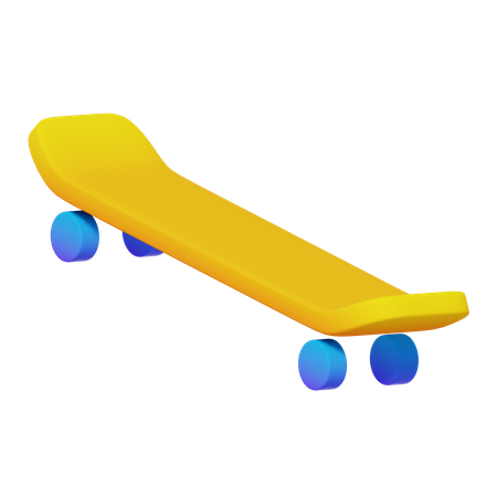 Free Skateboard  3D Illustration