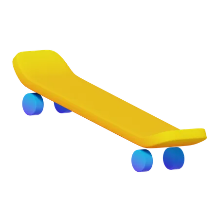 Free Skateboard  3D Illustration