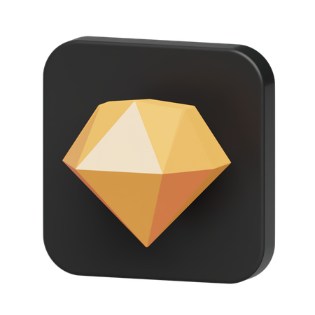 Free Sketchapp Logo  3D Icon