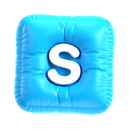 Free 3 D Inflated Skype Logo 3D Icon