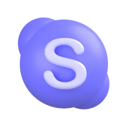 Free Skype-2  3D Icon