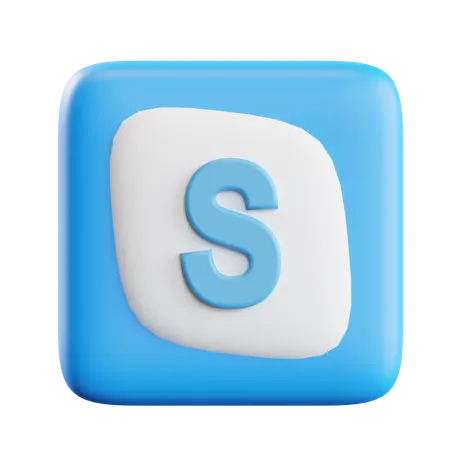 Free Skype  3D Icon