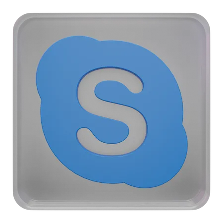 Free Skype  3D Icon