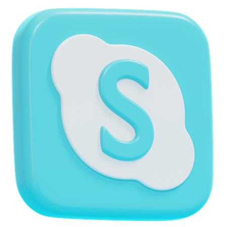 Free SKYPE  3D Icon