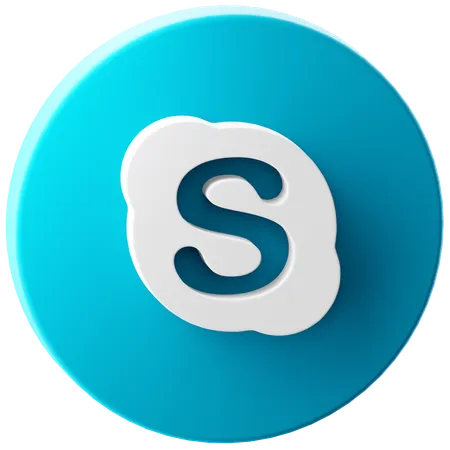 Free Skype  3D Icon