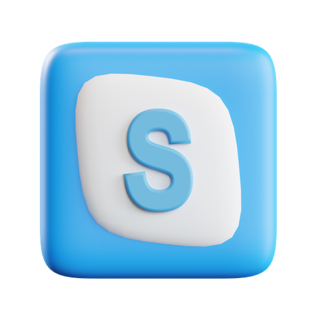 Free Skype  3D Icon
