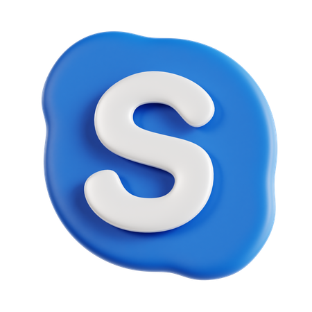 Free Skype  3D Icon