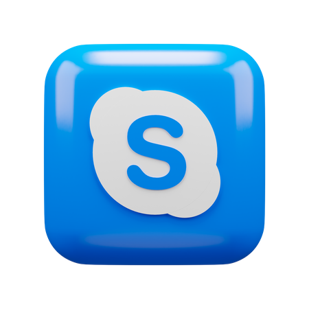 Free Skype  3D Icon