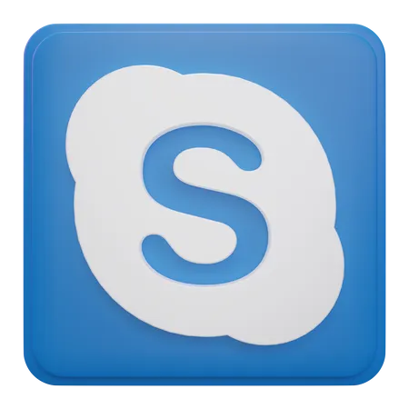 Free Skype  3D Icon