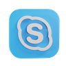 skype logo design asset