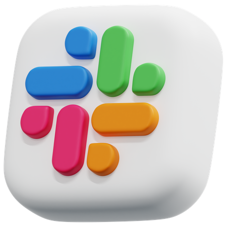 Free Slack  3D Icon