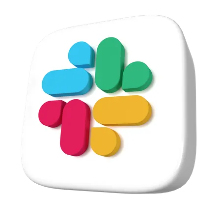 Free Slack  3D Icon