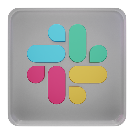 Free Slack  3D Icon