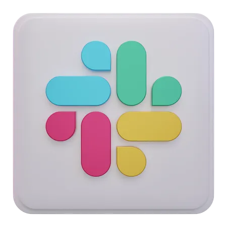 Free Slack  3D Icon