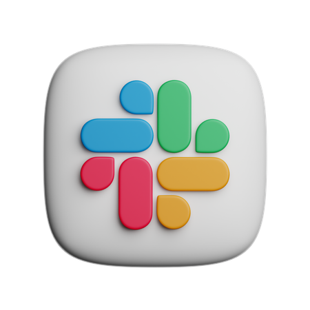 Free Slack  3D Icon
